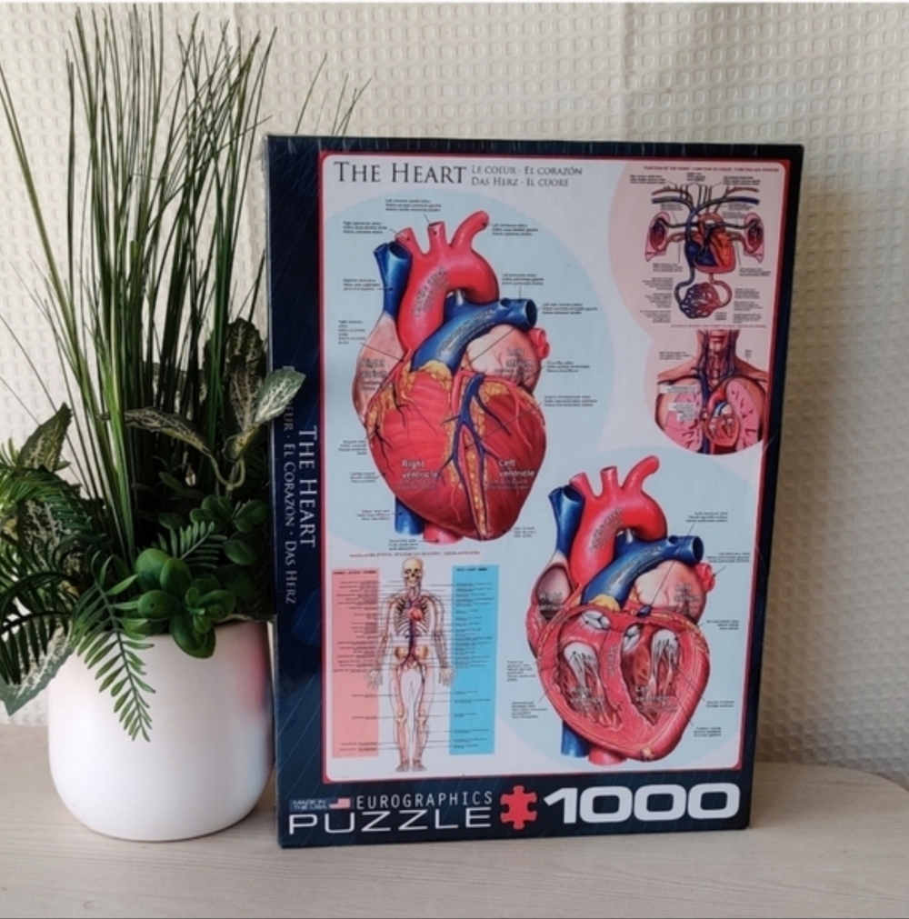 Eurographics The Heart 1000 Piece Jigsaw Puzzle-New